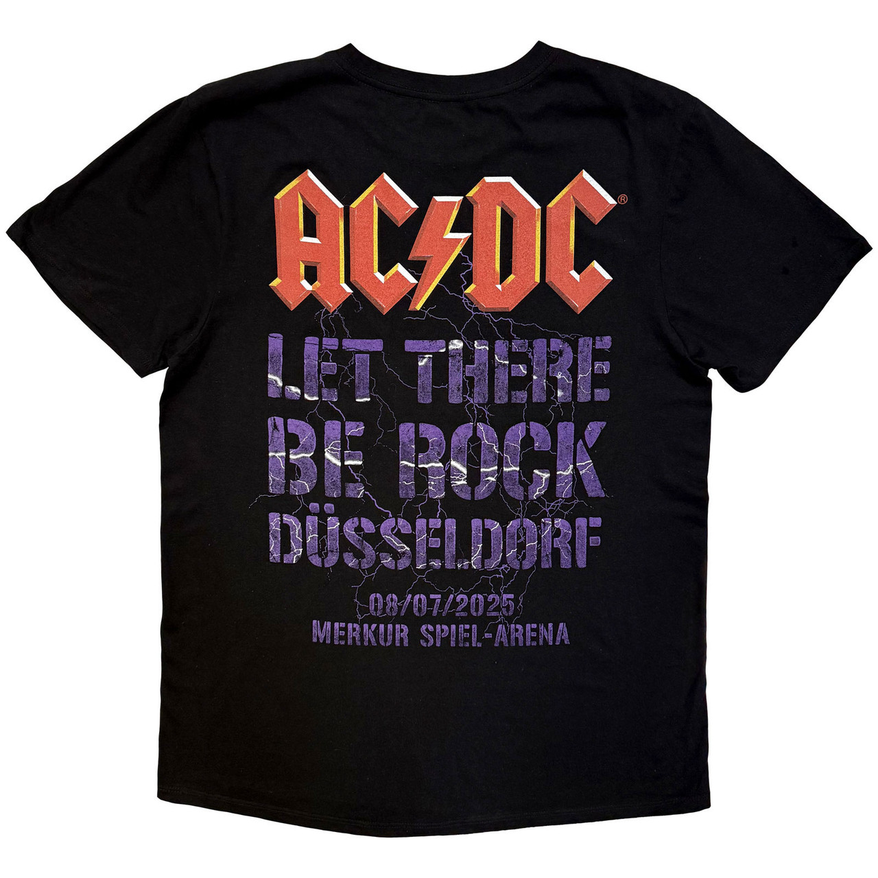 AC/DC 'Let There Be Rock Dusseldorf EU Tour '25' (Black) T-Shirt