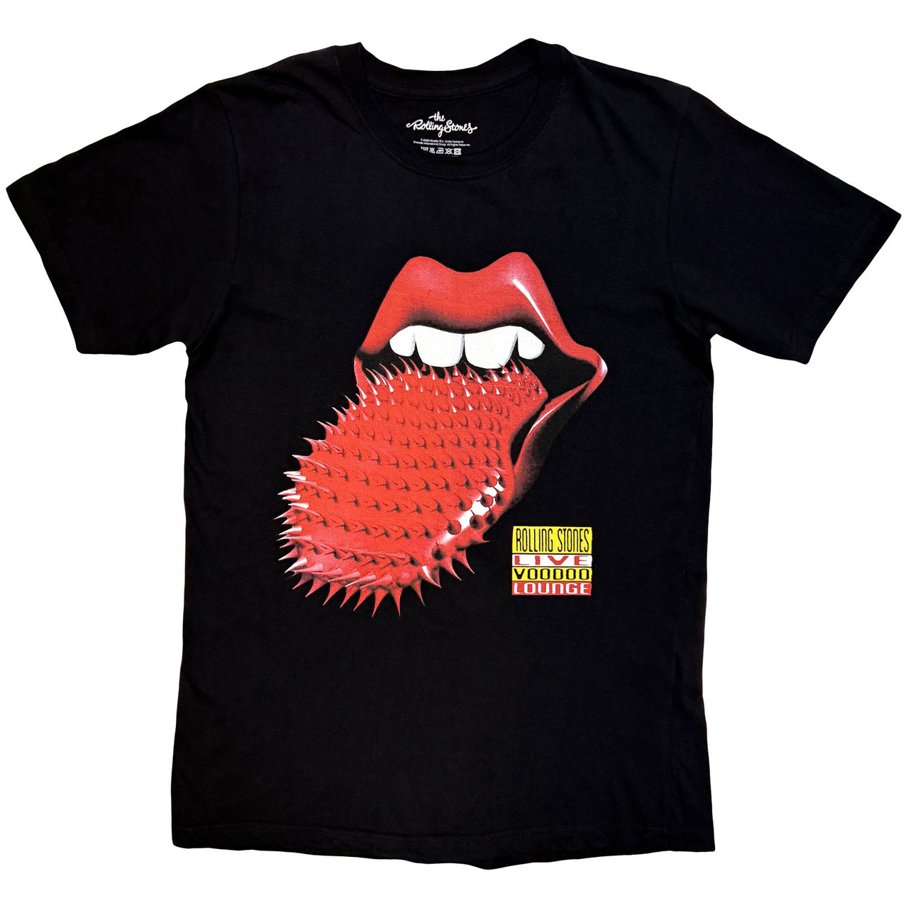 The Rolling Stones 'Live Voodoo Lounge Tongue' (Black) T-Shirt