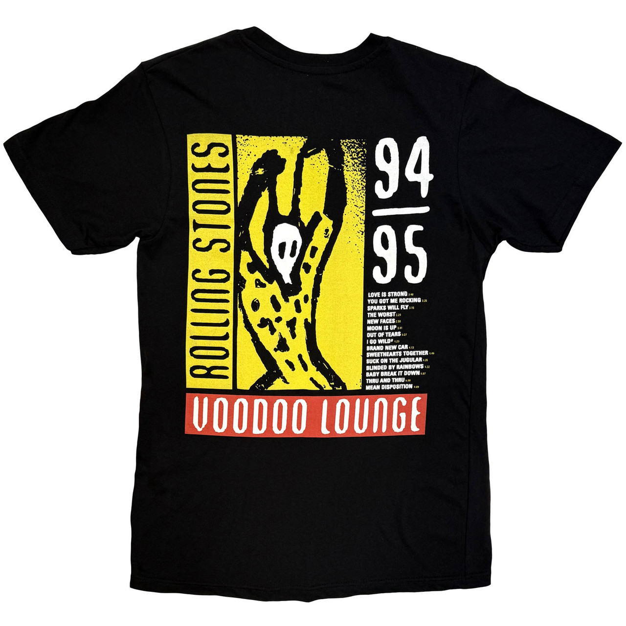 The Rolling Stones 'Live Voodoo Lounge Tongue' (Black) T-Shirt
