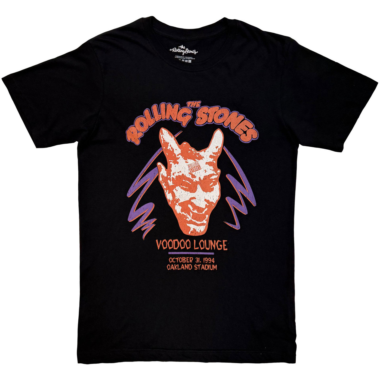 The Rolling Stones 'Voodoo Oakland Stadium' (Black) T-Shirt