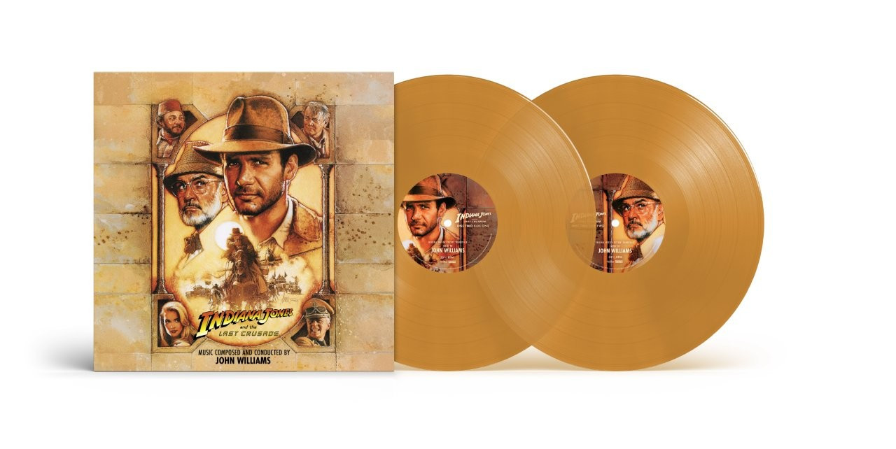 John Williams 'Indiana Jones And The Last Crusade' 2LP Sand Colour Vinyl