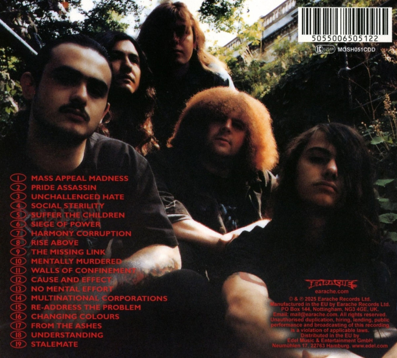 Napalm Death 'Death by Manipulation' CD Digipack