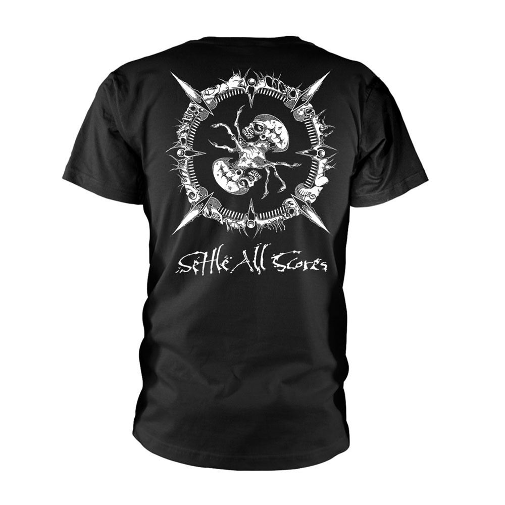 Internal Bleeding 'Settle All Scores' (Black) T-Shirt Back
