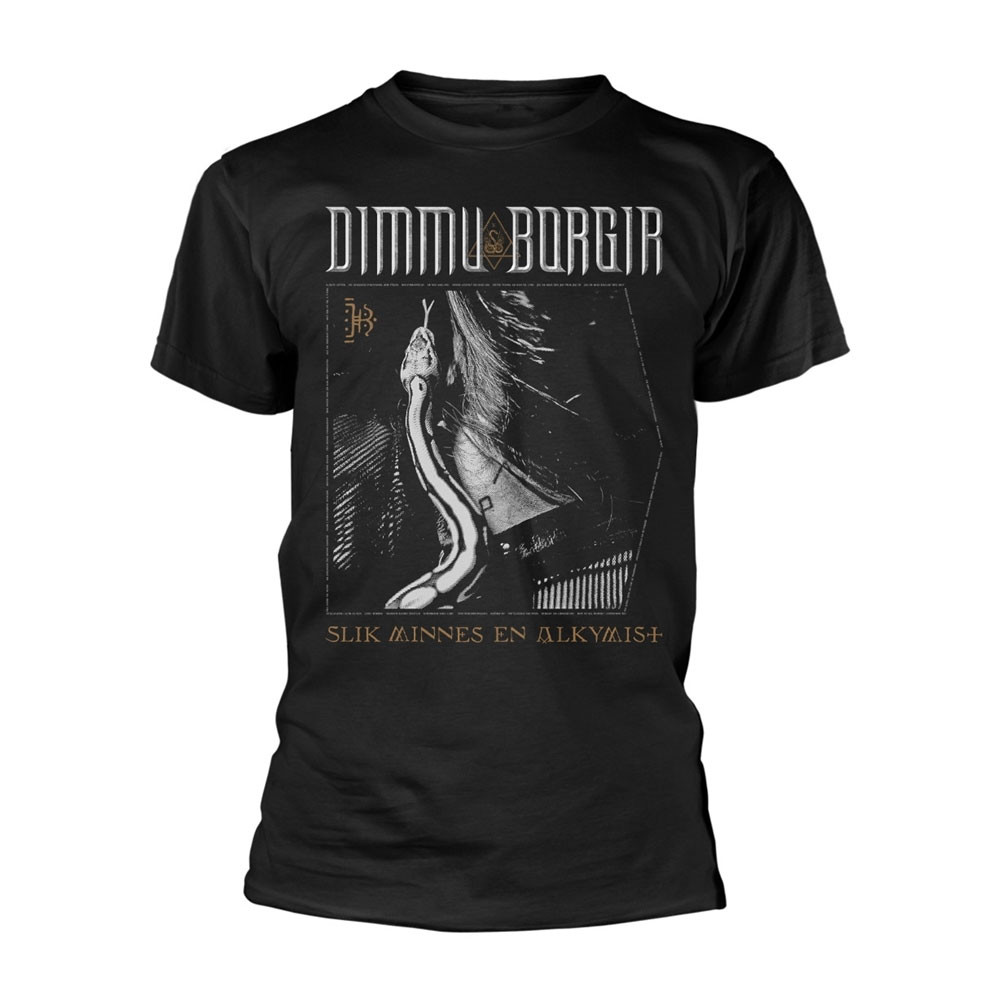 Dimmu Borgir 'Slik Minnes En Alkymist' (Black) T-Shirt Front