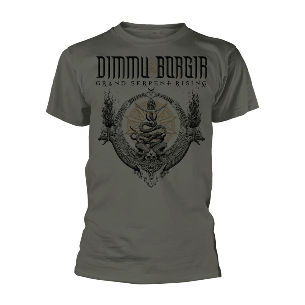 Dimmu Borgir 'Grand Serpent Rising' (Military Green) T-Shirt Front