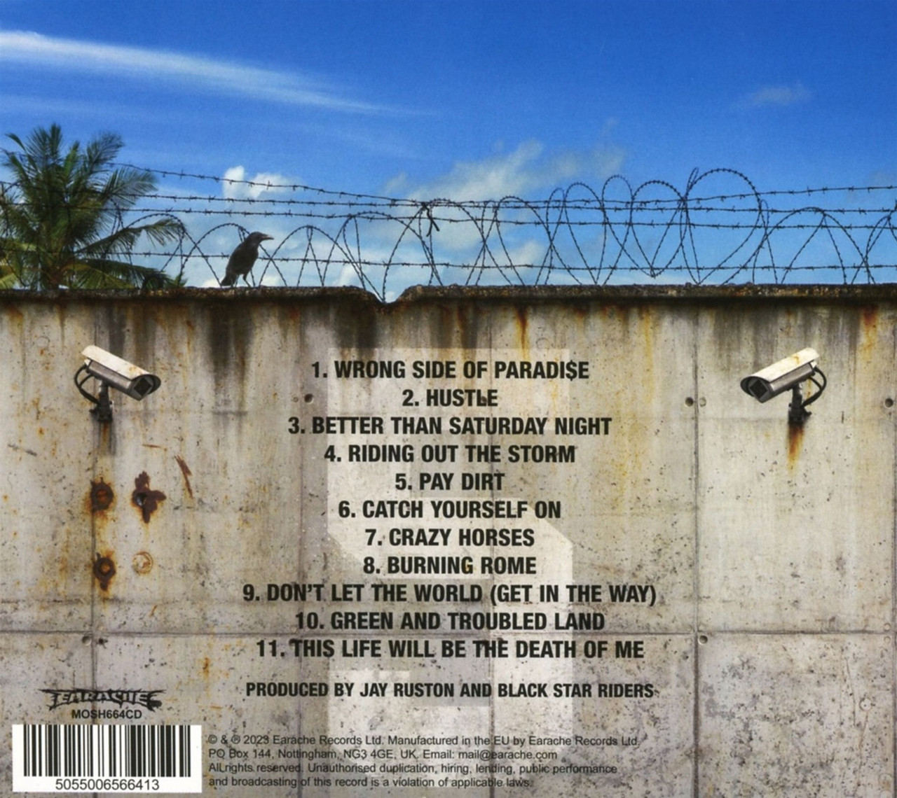 Black Star Riders 'Wrong Side of Paradise' CD Digipack