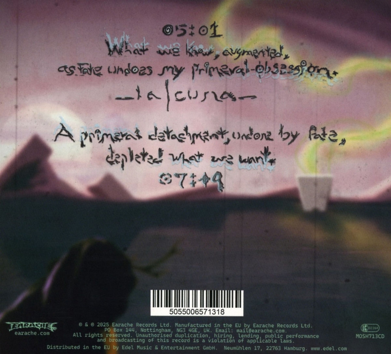Tallah 'Primeval: Obsession / Detachment' CD Digipack