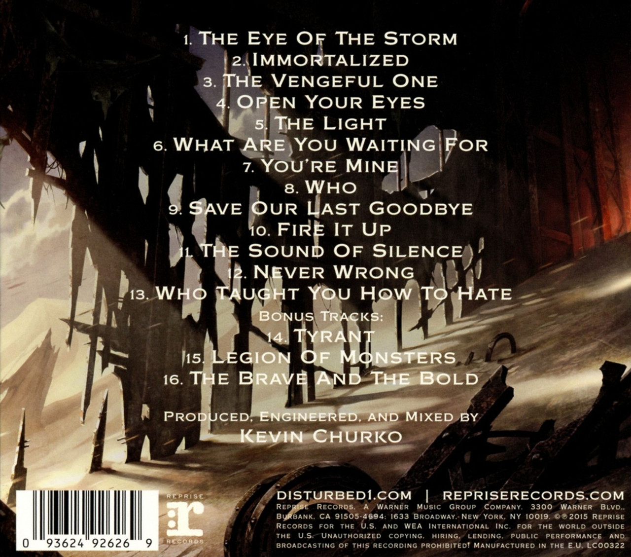Disturbed 'Immortalized' CD Deluxe Digipack