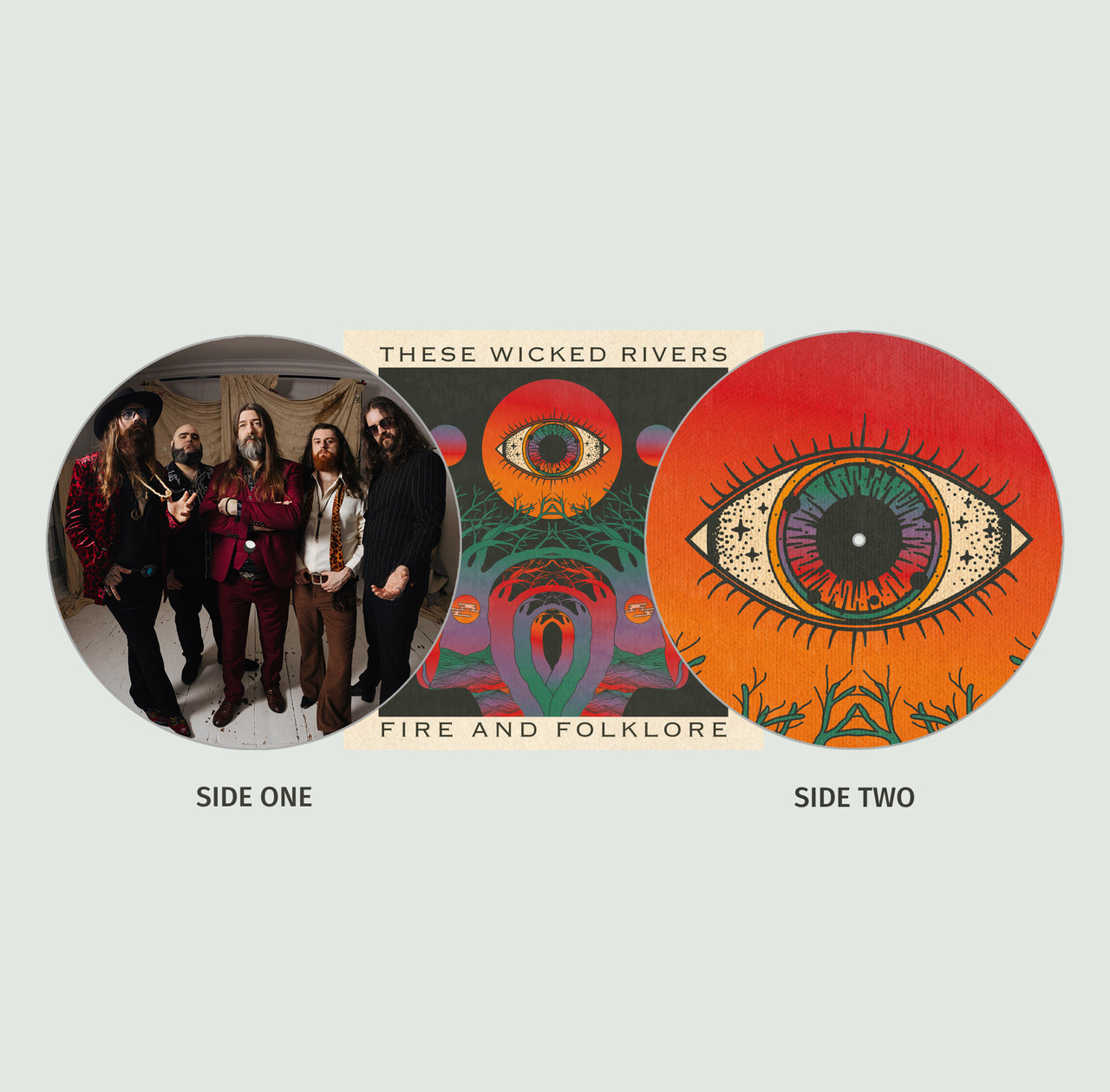 PRE-ORDER - These Wicked Rivers 'Fire And Folklore' LP Picture Disc Vinyl, USB + Exclusive Signed Photo Card - RELEASE DATE 2nd October 2026