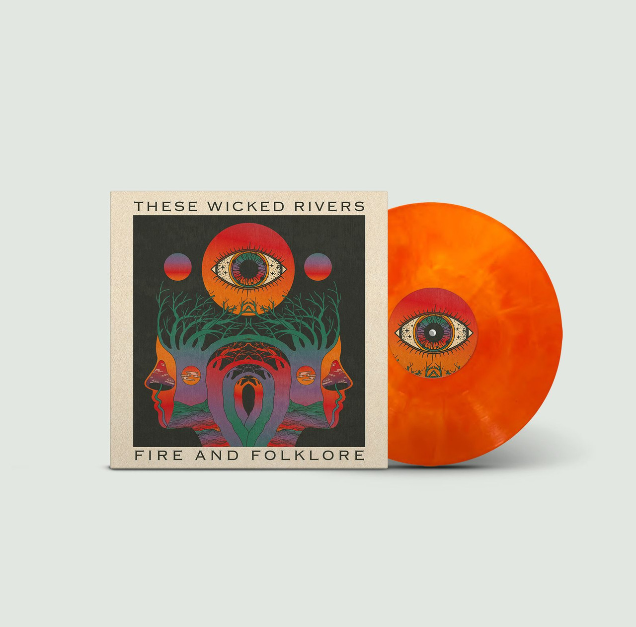 These Wicked Rivers 'Fire And Folklore' LP Fire Vinyl