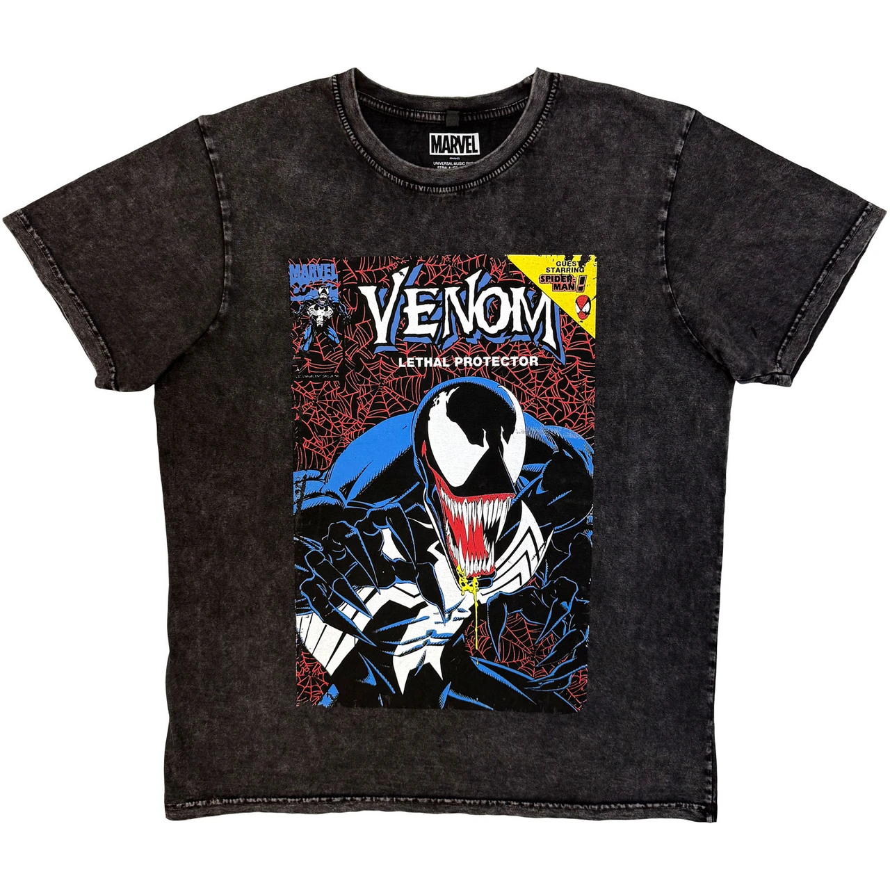Venom 'Lethal Protector' (Black Stone Wash) Limited Edition T-Shirt