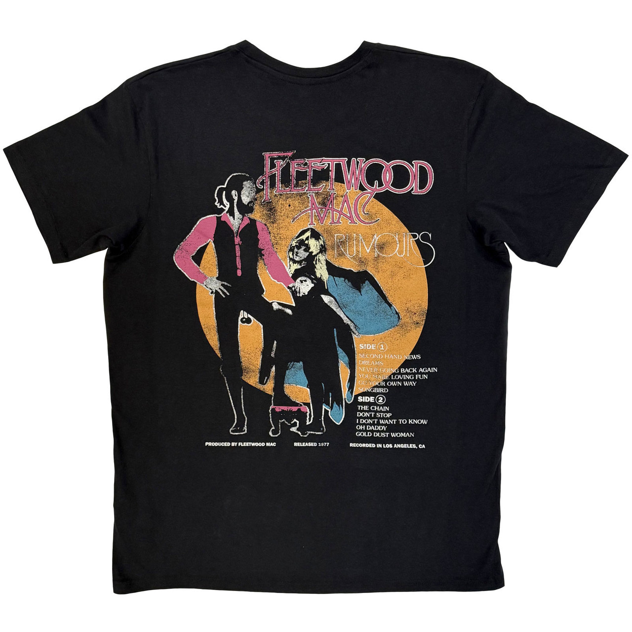Fleetwood Mac 'Rumours' (Black) Carbon T-Shirt