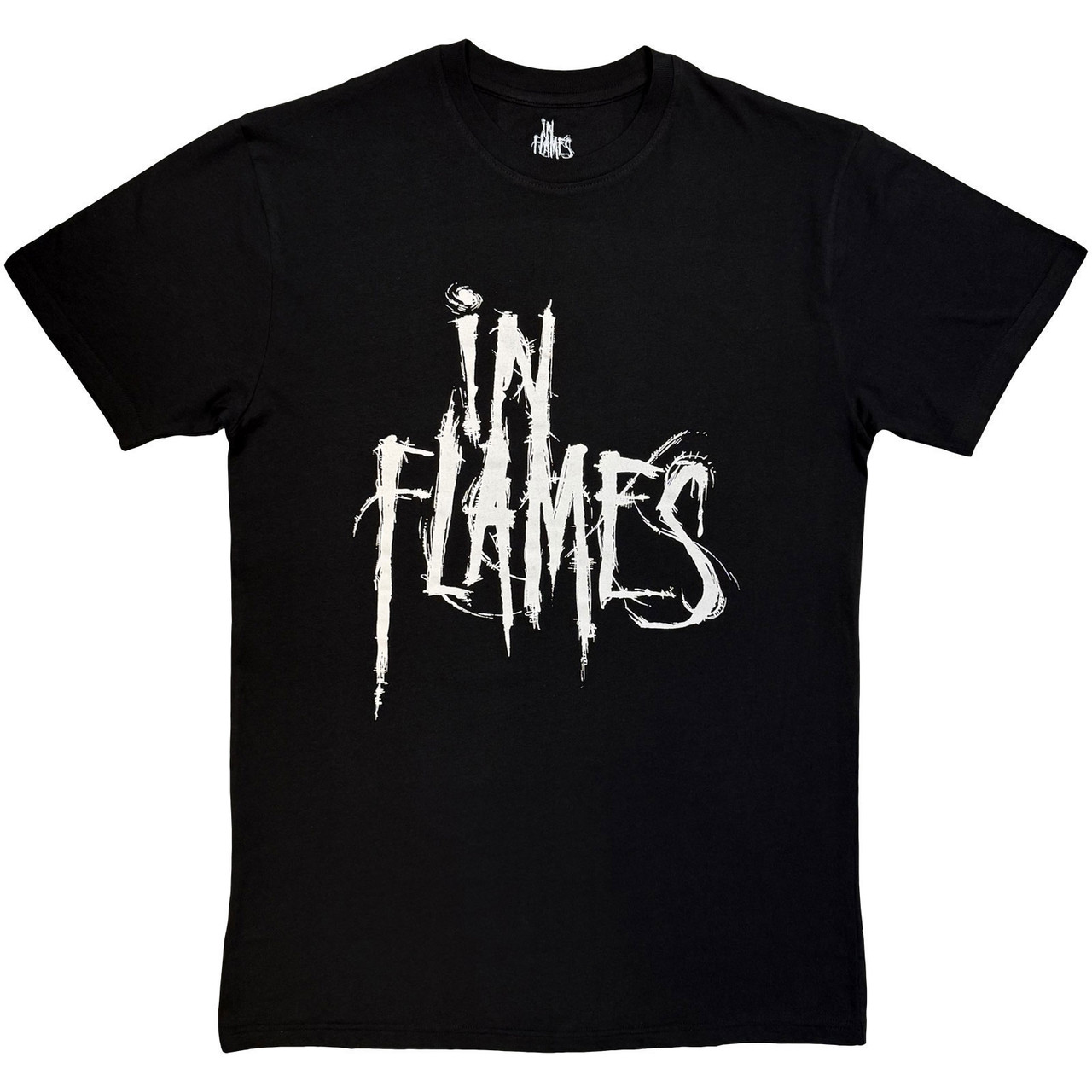 In Flames 'Logo Mono' (Black) Eco T-Shirt
