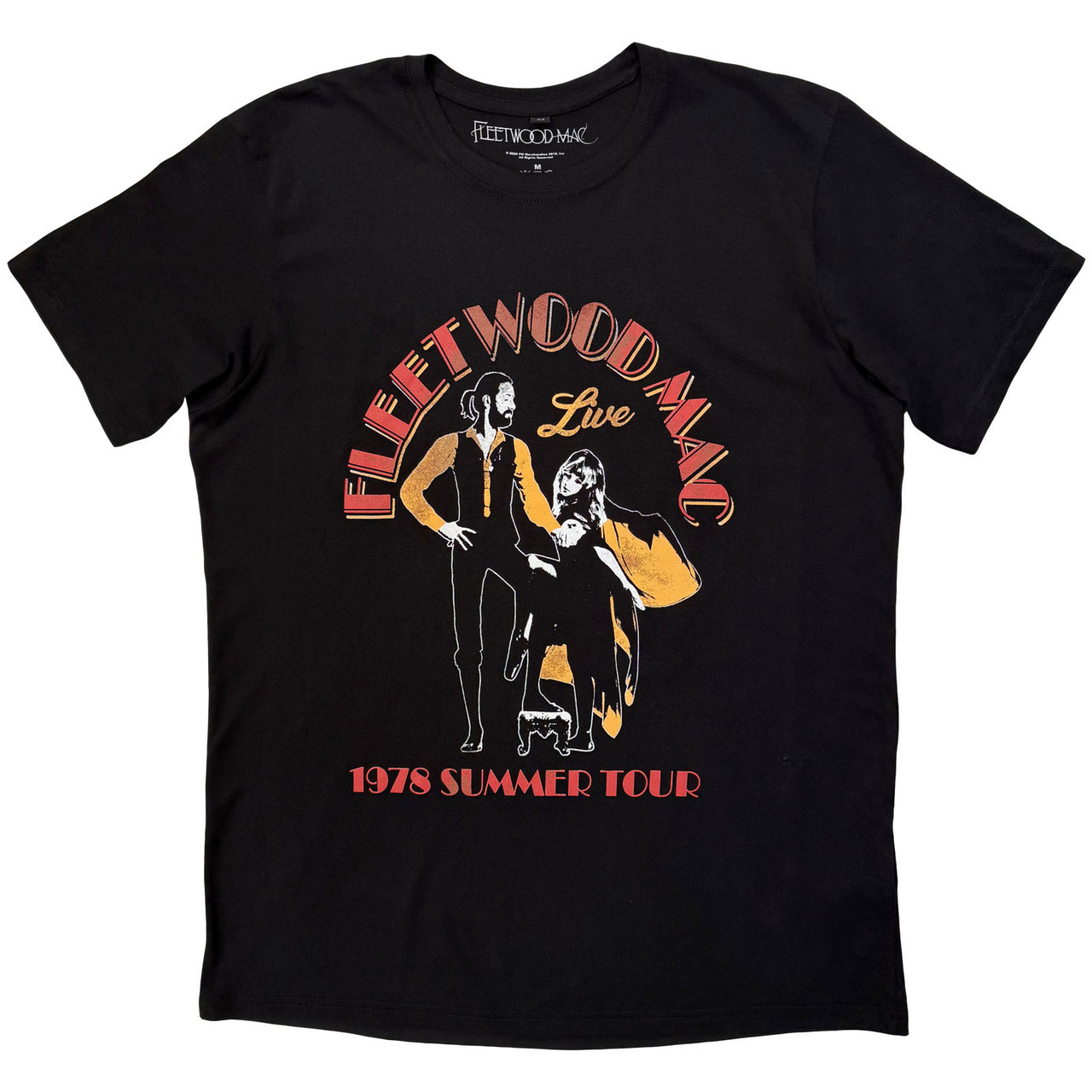 Fleetwood Mac 'Summer Tour' (Black) Carbon T-Shirt