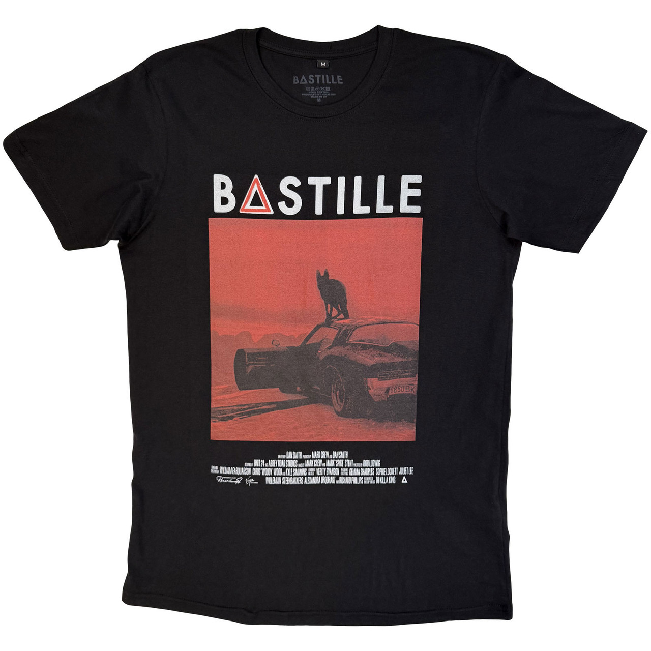 Bastille 'Bad Blood Wolf' (Black) Carbon T-Shirt