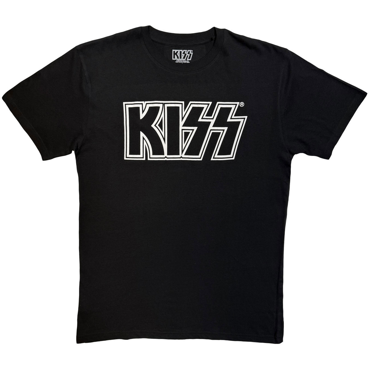 KISS 'Logo Mono' (Black) Eco T-Shirt