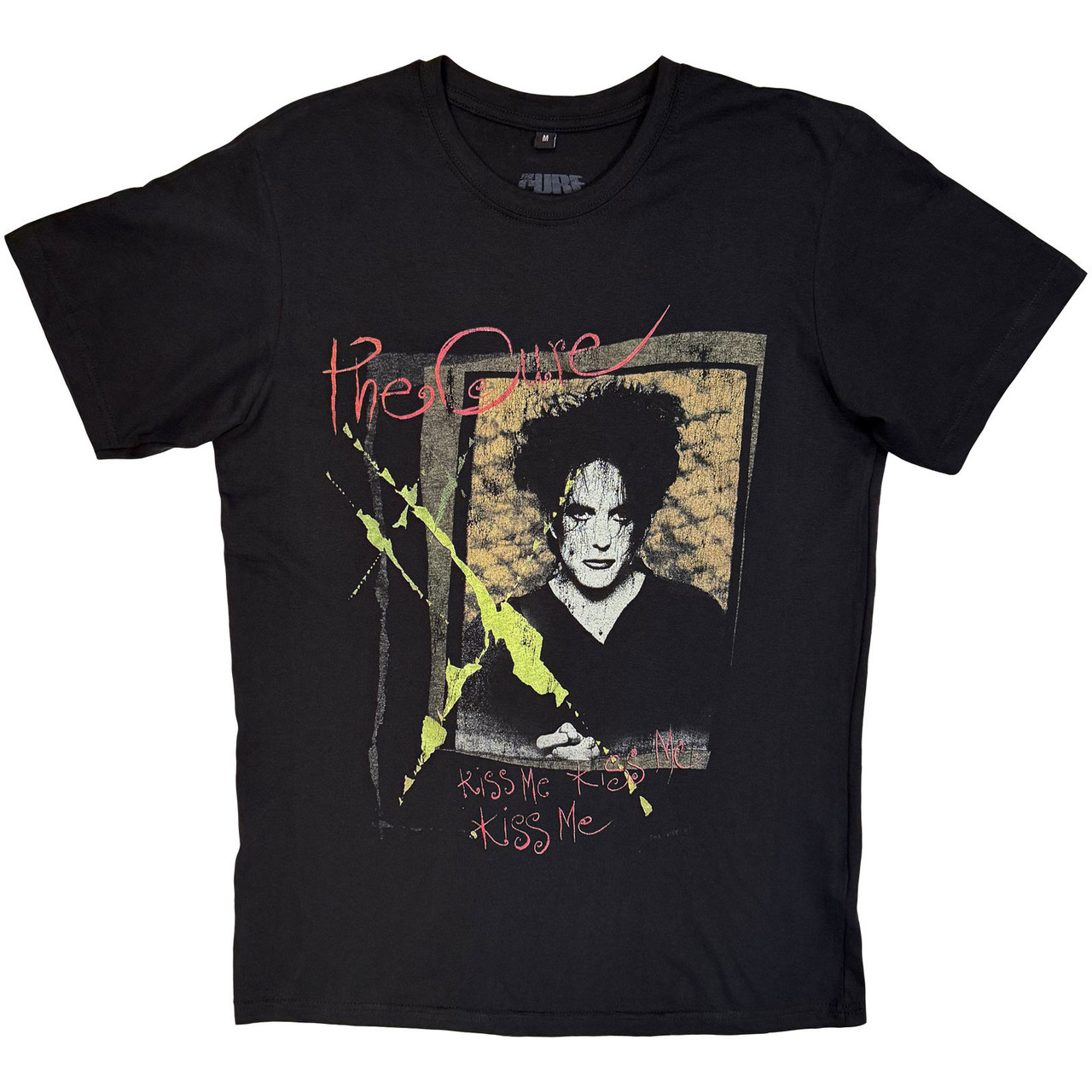 The Cure 'Kiss Me Vintage' (Black) Carbon T-Shirt