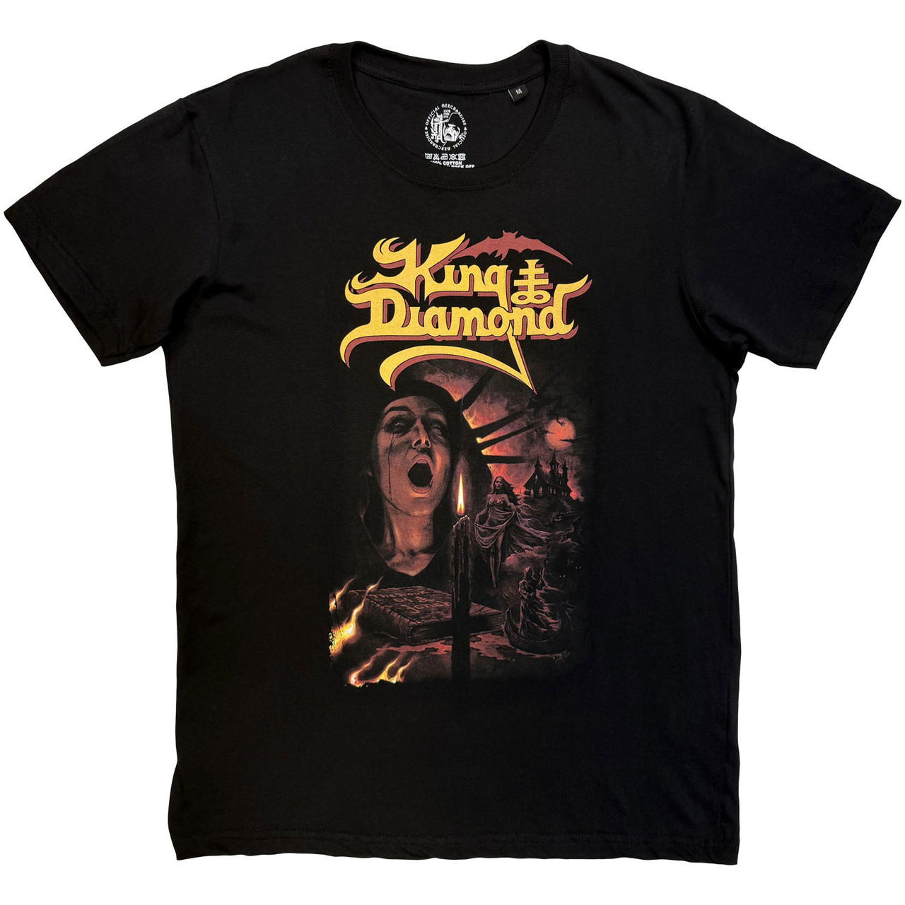 King Diamond 'Fatal Portrait Collage' (Black) T-Shirt