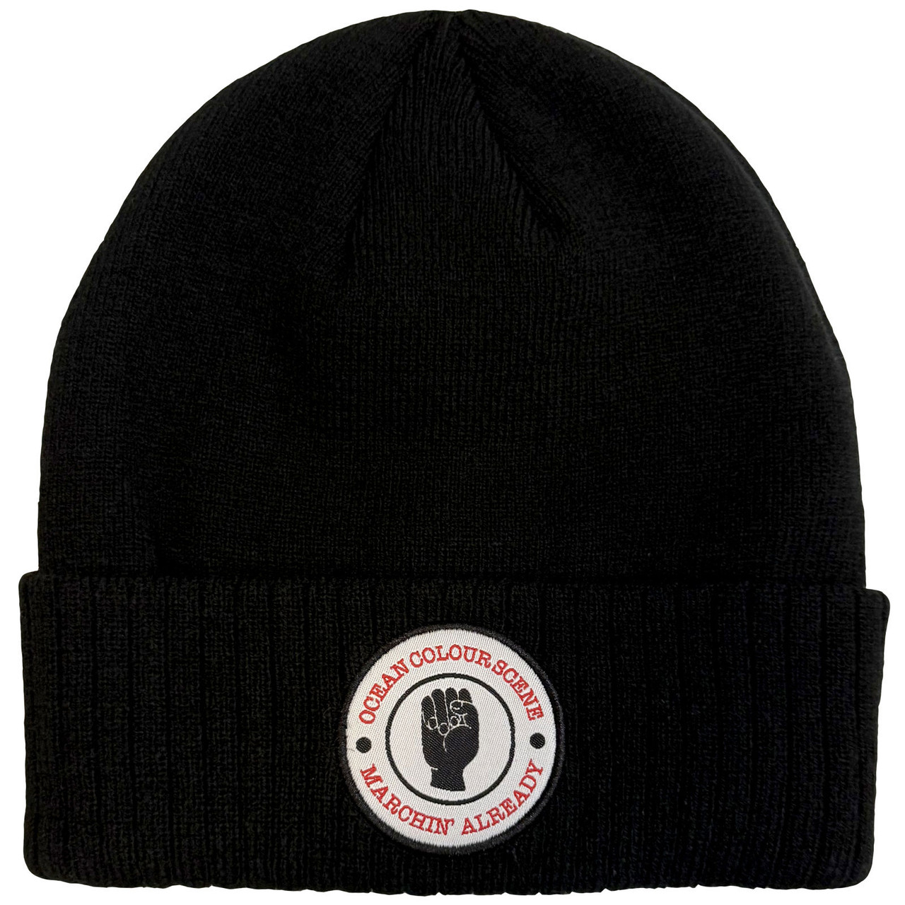 Ocean Colour Scene 'Marchin' Fist' (Black) Beanie Hat