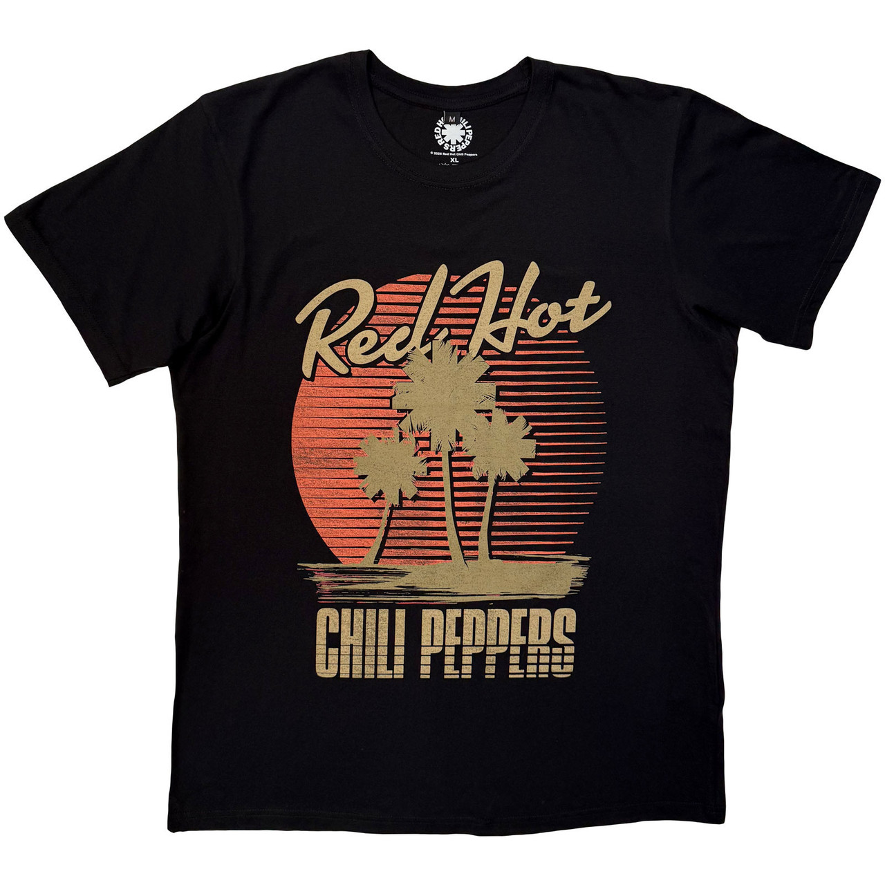 Red Hot Chili Peppers 'Palms' (Black) Carbon T-Shirt