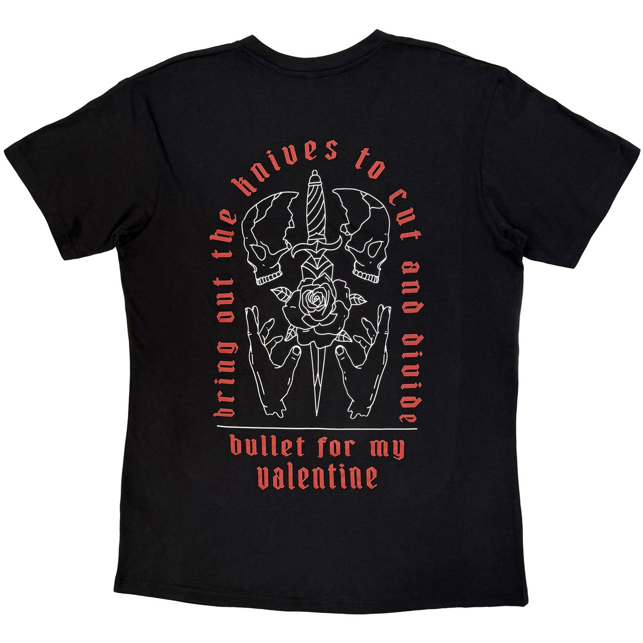 Bullet For My Valentine 'Bring Out The Knives' (Black) Carbon T-Shirt