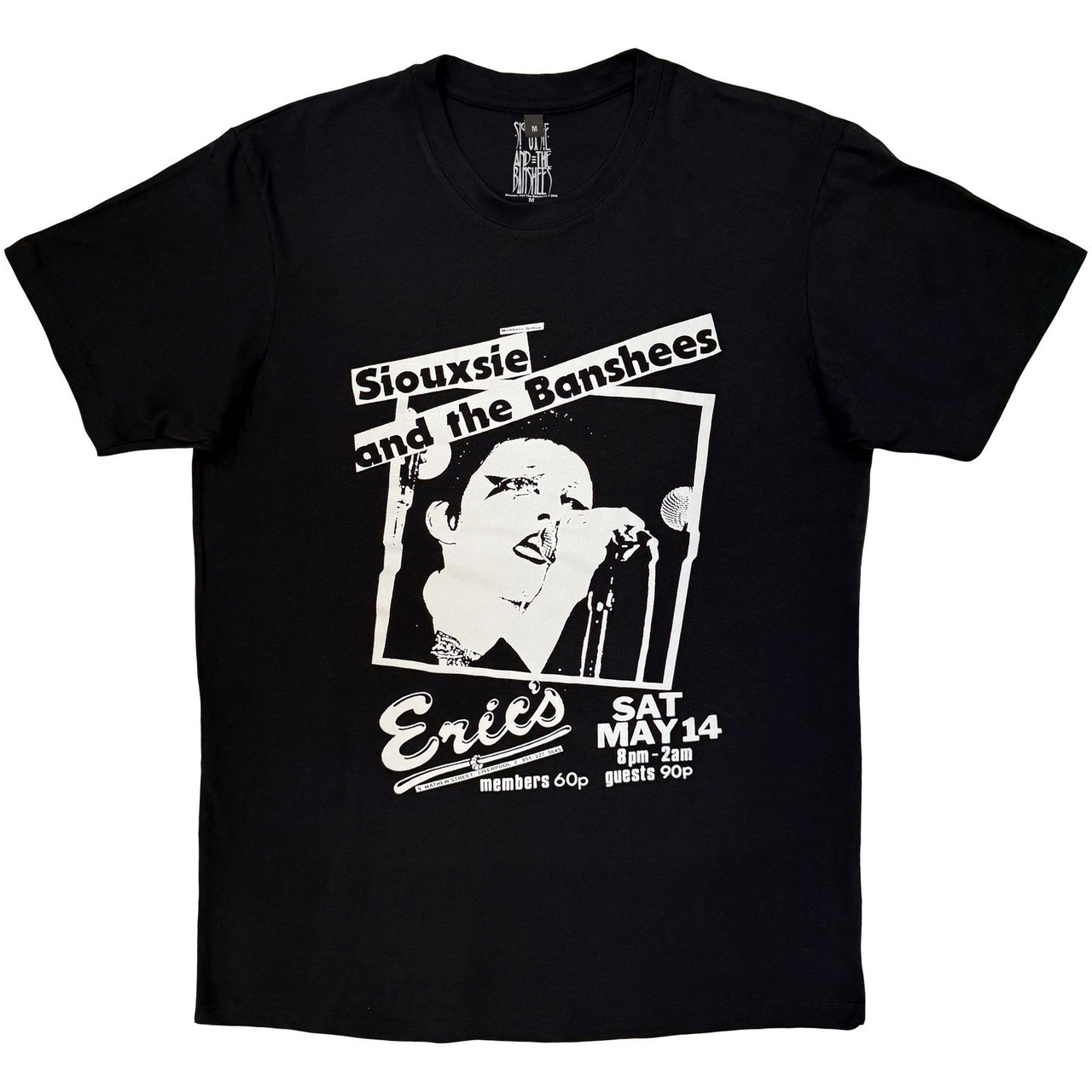 Siouxsie and the Banshees 'Eric's' (Black) Carbon T-Shirt