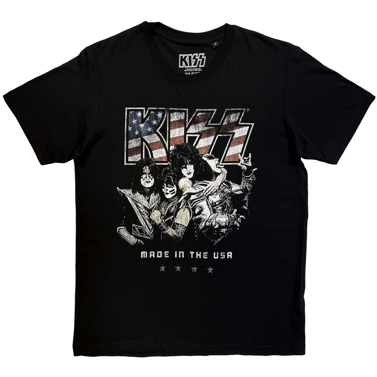 KISS 'Made In The USA' (Black) T-Shirt