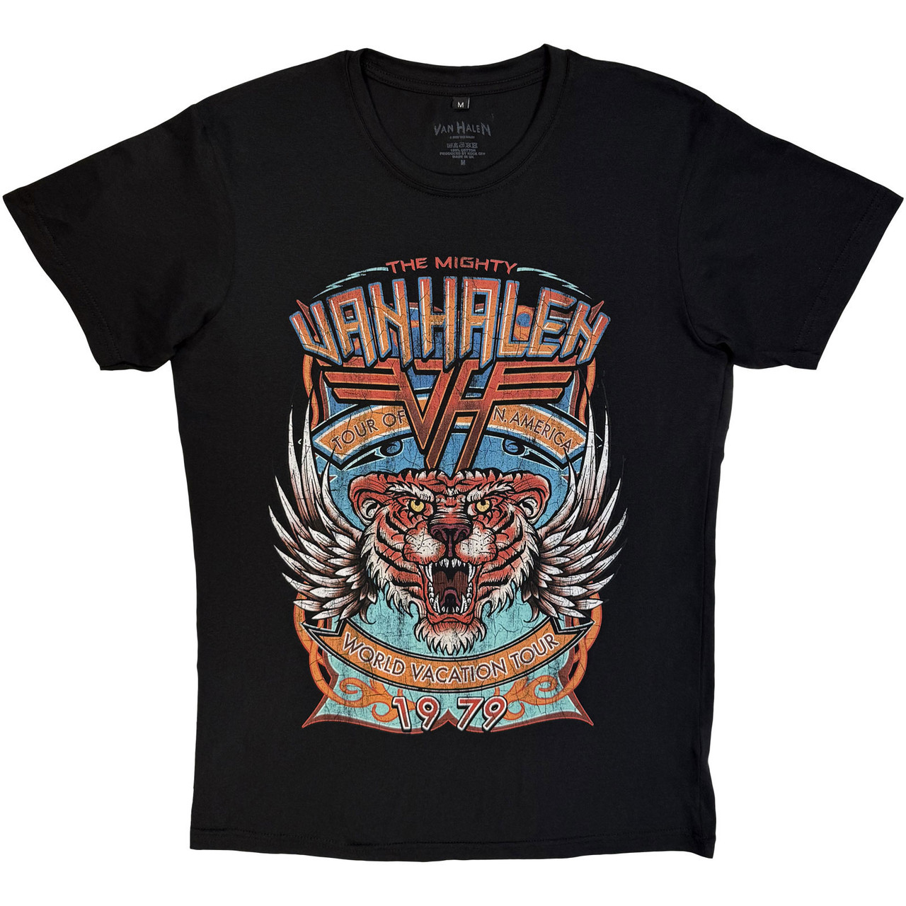 Van Halen 'World Tour' (Black) Carbon T-Shirt