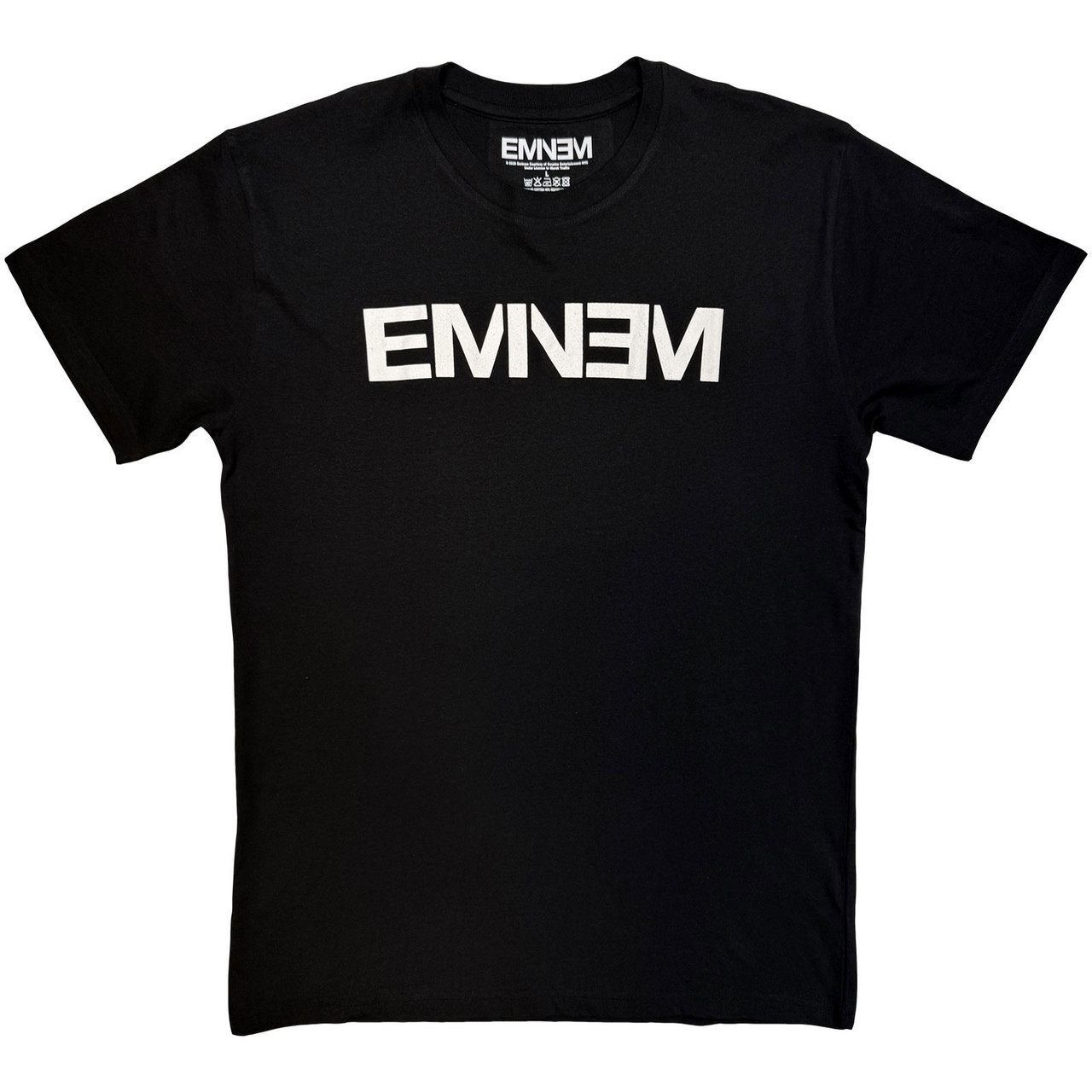 Eminem 'Logo Mono' (Black) Eco T-Shirt
