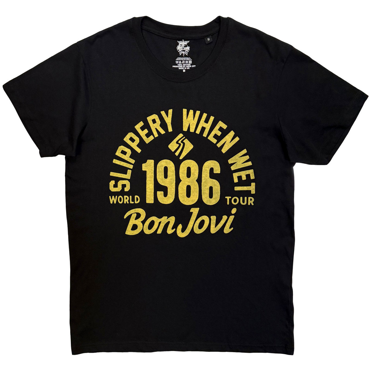 Bon Jovi '1986 World Tour' (Black) T-Shirt