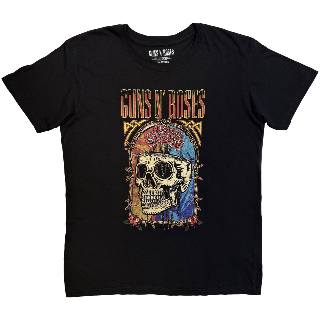 Guns N' Roses 'North American Tour Skull' (Black) T-Shirt