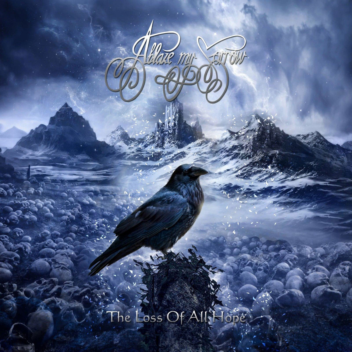 Ablaze My Sorrow 'The Loss Of All Hope' EP Blue Vinyl Front