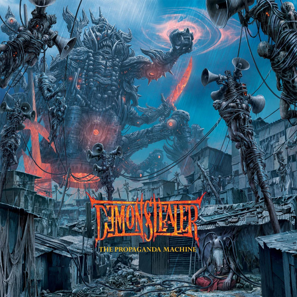 Demonstealer 'The Propaganda Machine' LP Black Vinyl Front