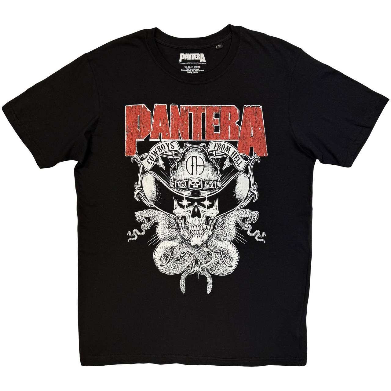 Pantera 'Snake Skull' (Black) T-Shirt