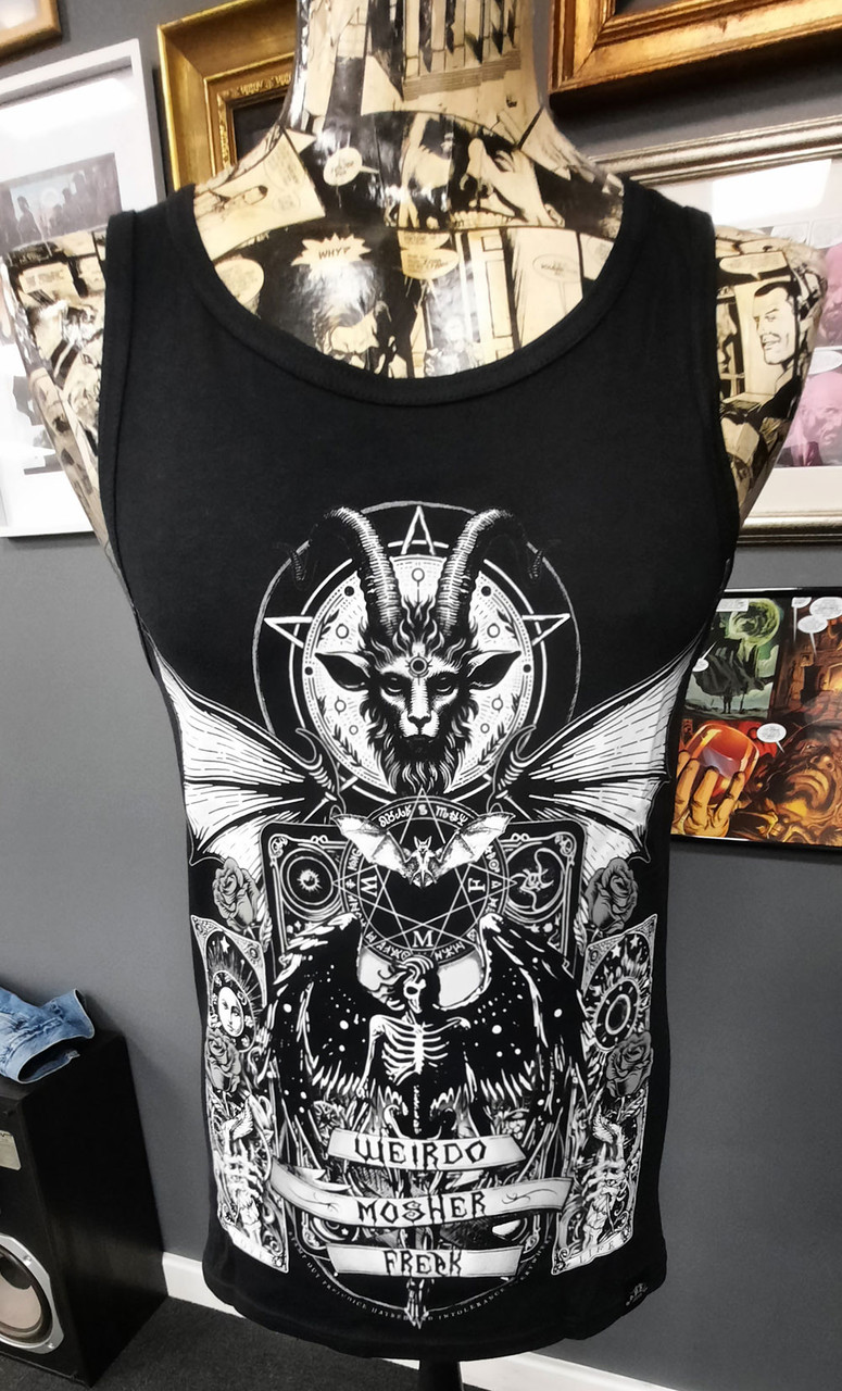 SLF 'Weirdo Mosher Freak Slate' (Black) Vest Model