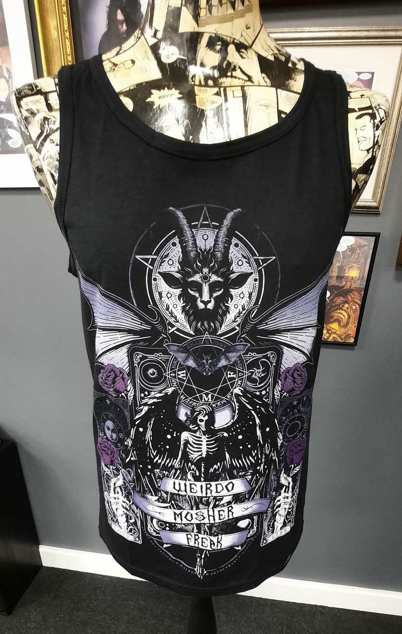 SLF 'Weirdo Mosher Freak Amethyst' (Black) Vest Model