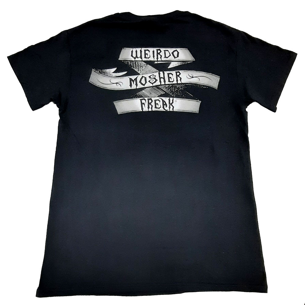 SLF 'Weirdo Mosher Freak Slate' (Black) T-Shirt Back
