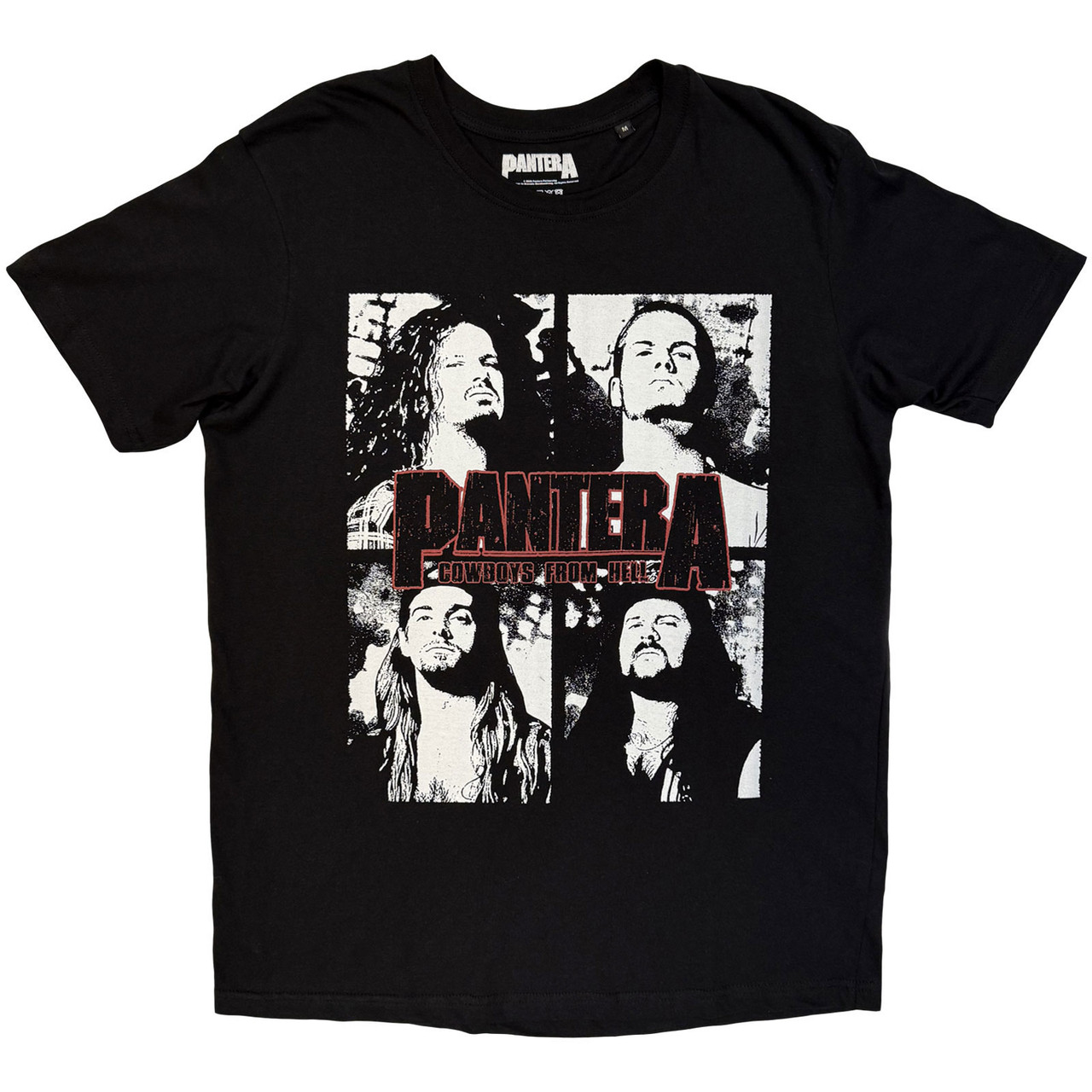 Pantera 'Cowboys From Hell Flames' (Black) T-Shirt