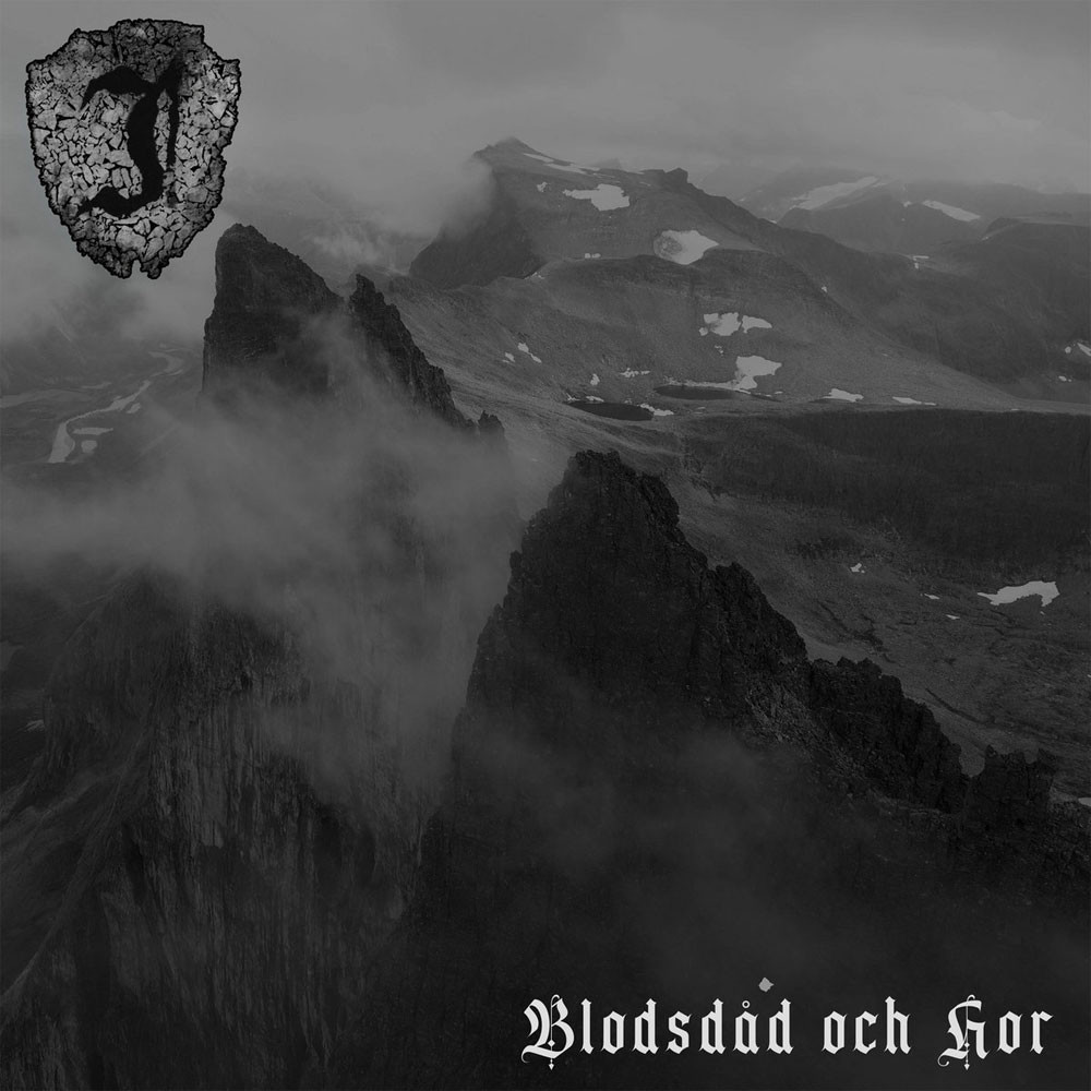 Jordfast 'Blodsdad och hor' LP Black Vinyl Front