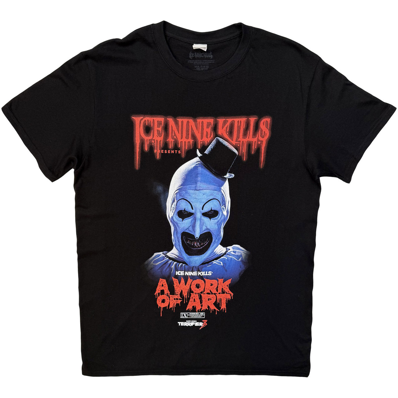 Ice Nine Kills 'A Work of Art Clown' (Black) T-Shirt