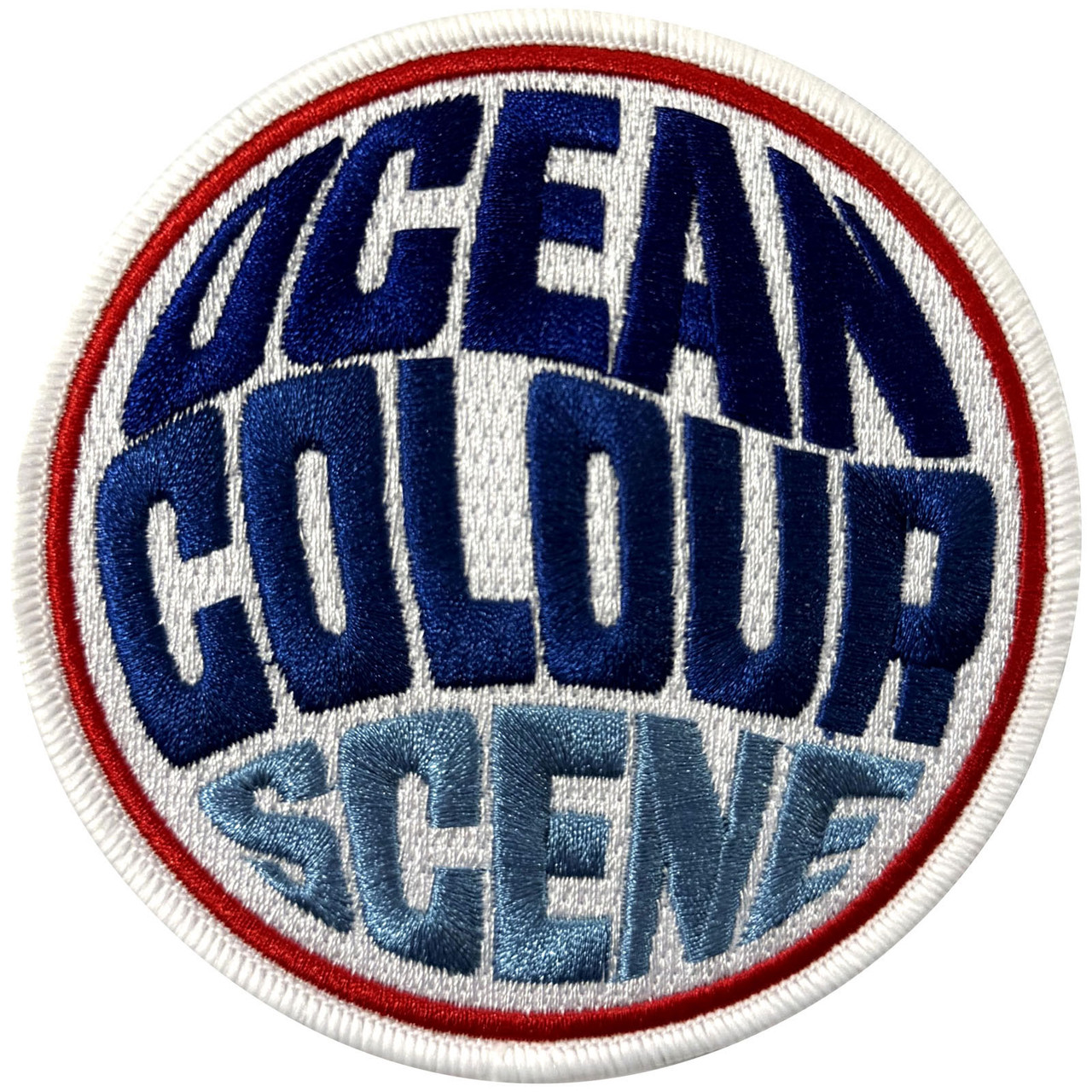 Ocean Colour Scene 'Fisheye Logo' Iron On Woven Patch