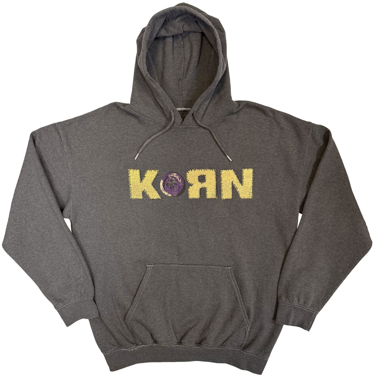 Korn 'Doll Issues' (Charcoal Grey) Pull Over Hoodie