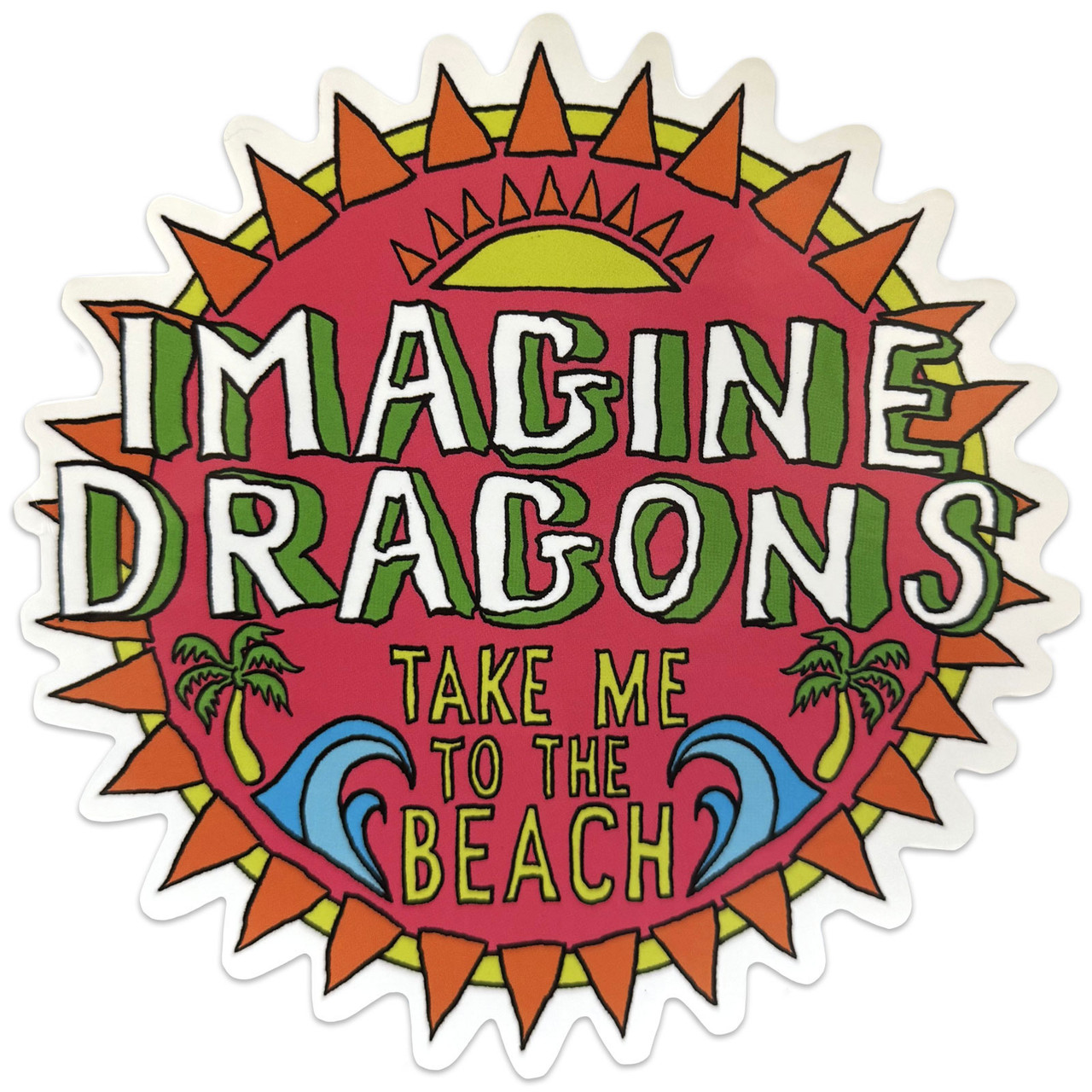 Imagine Dragons 'Take Me To The Beach' Sticker
