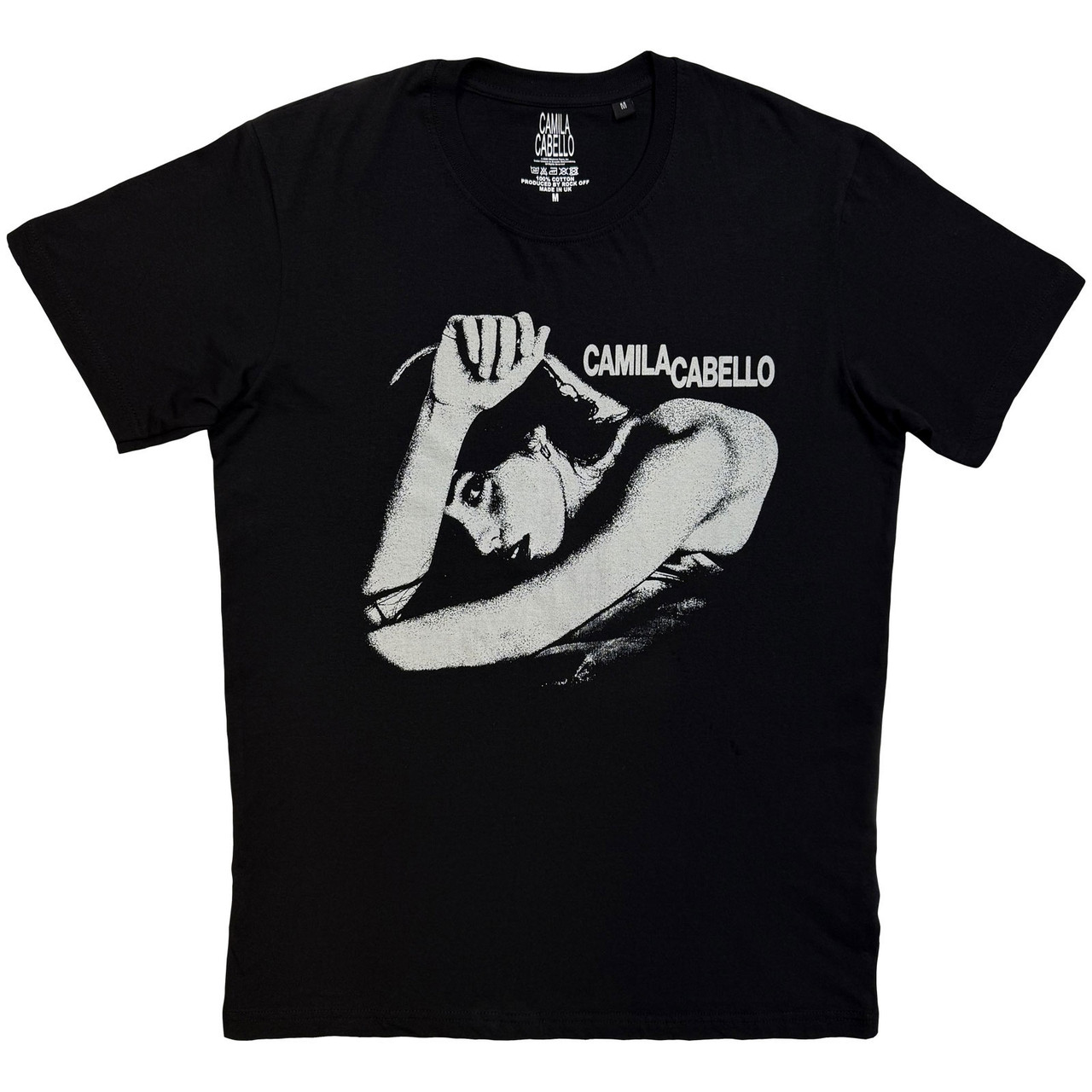 Camila Cabello 'Logo & Pose' (Black) T-Shirt