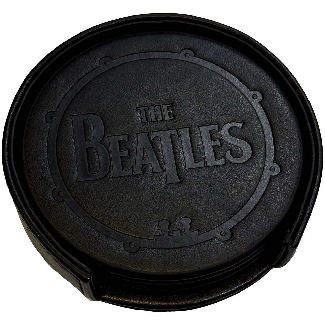 The Beatles 'Drum Logo' 4-Piece Coaster Set
