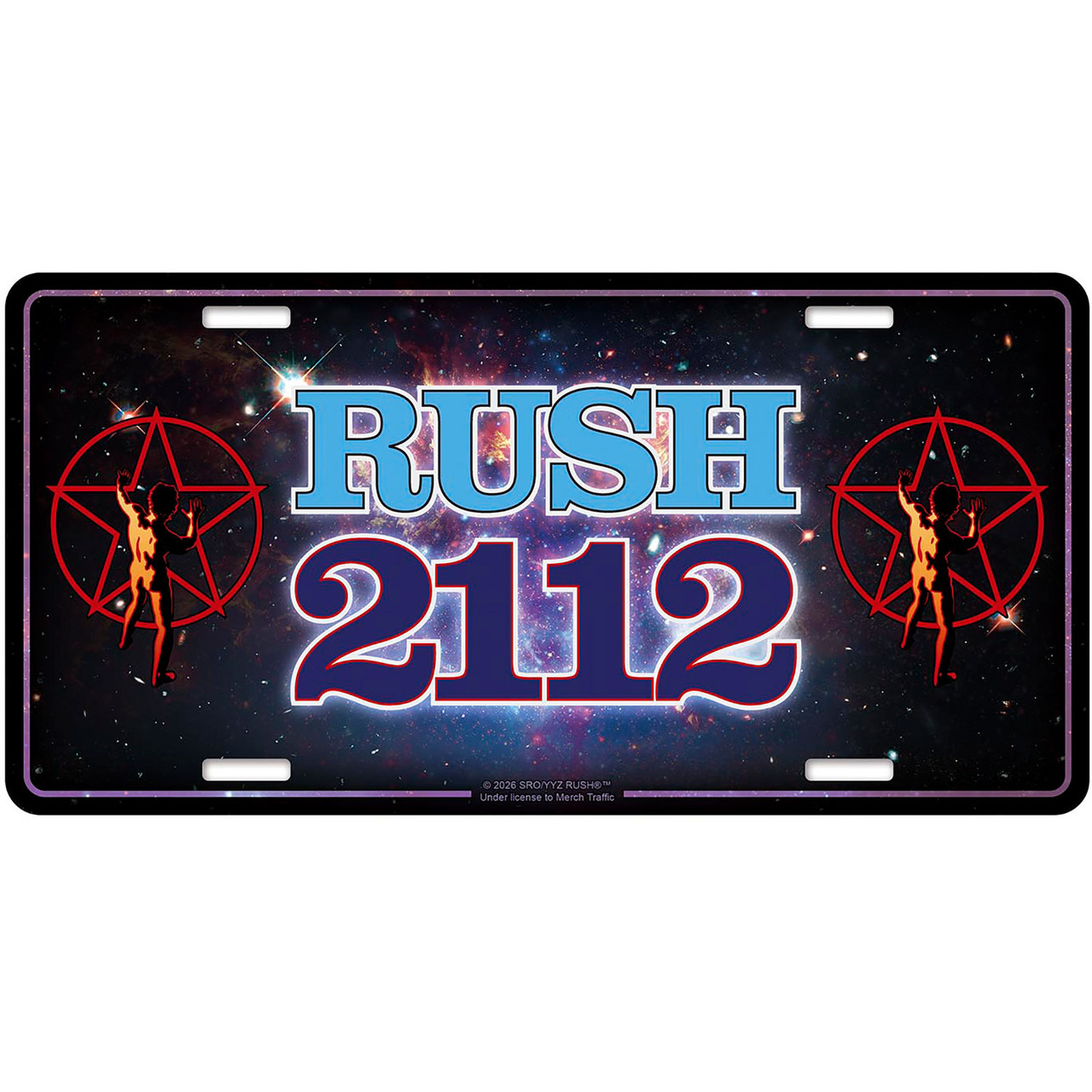 Rush '2112' Number Plate