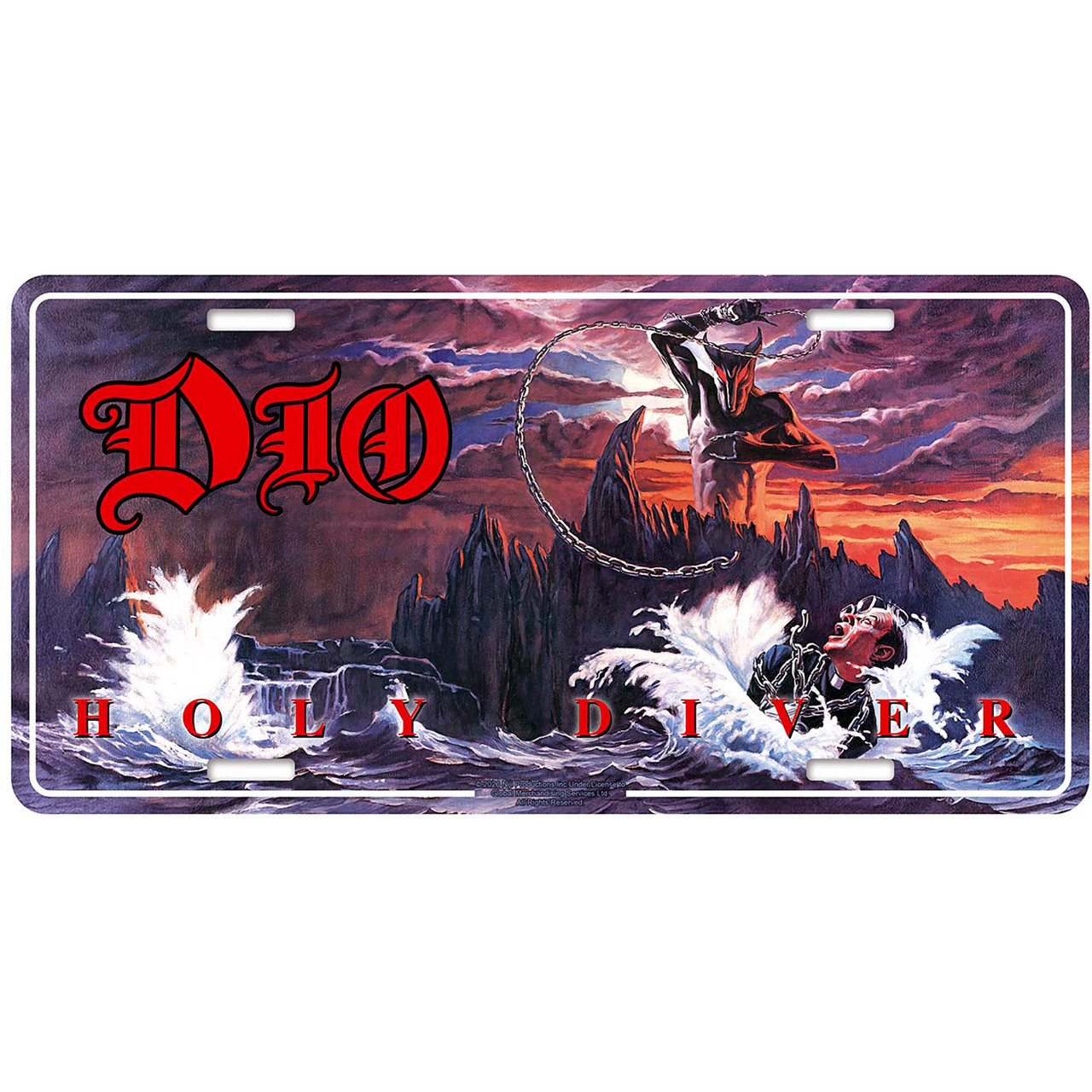 Dio 'Holy Diver' Number Plate