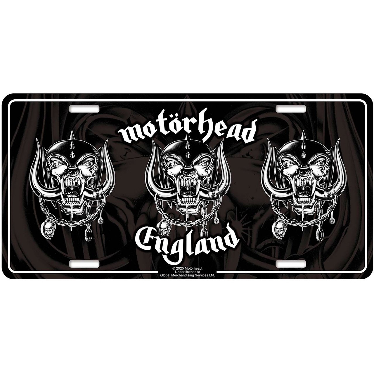 Motorhead 'England' Number Plate