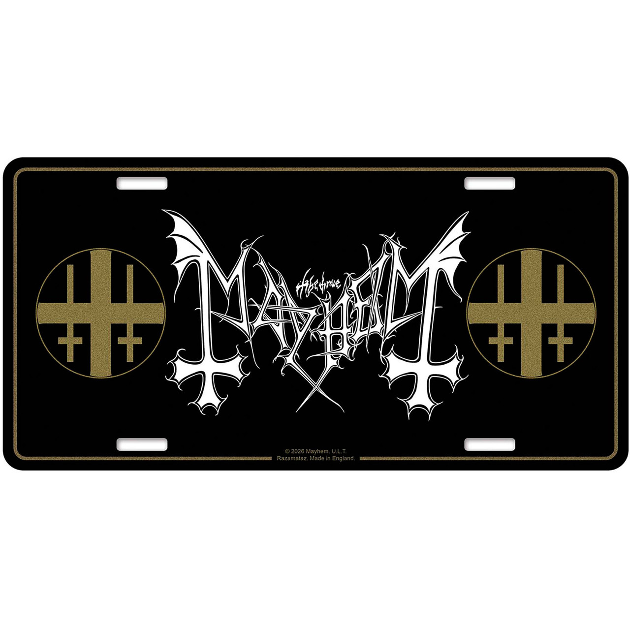 Mayhem 'Logo' Number Plate