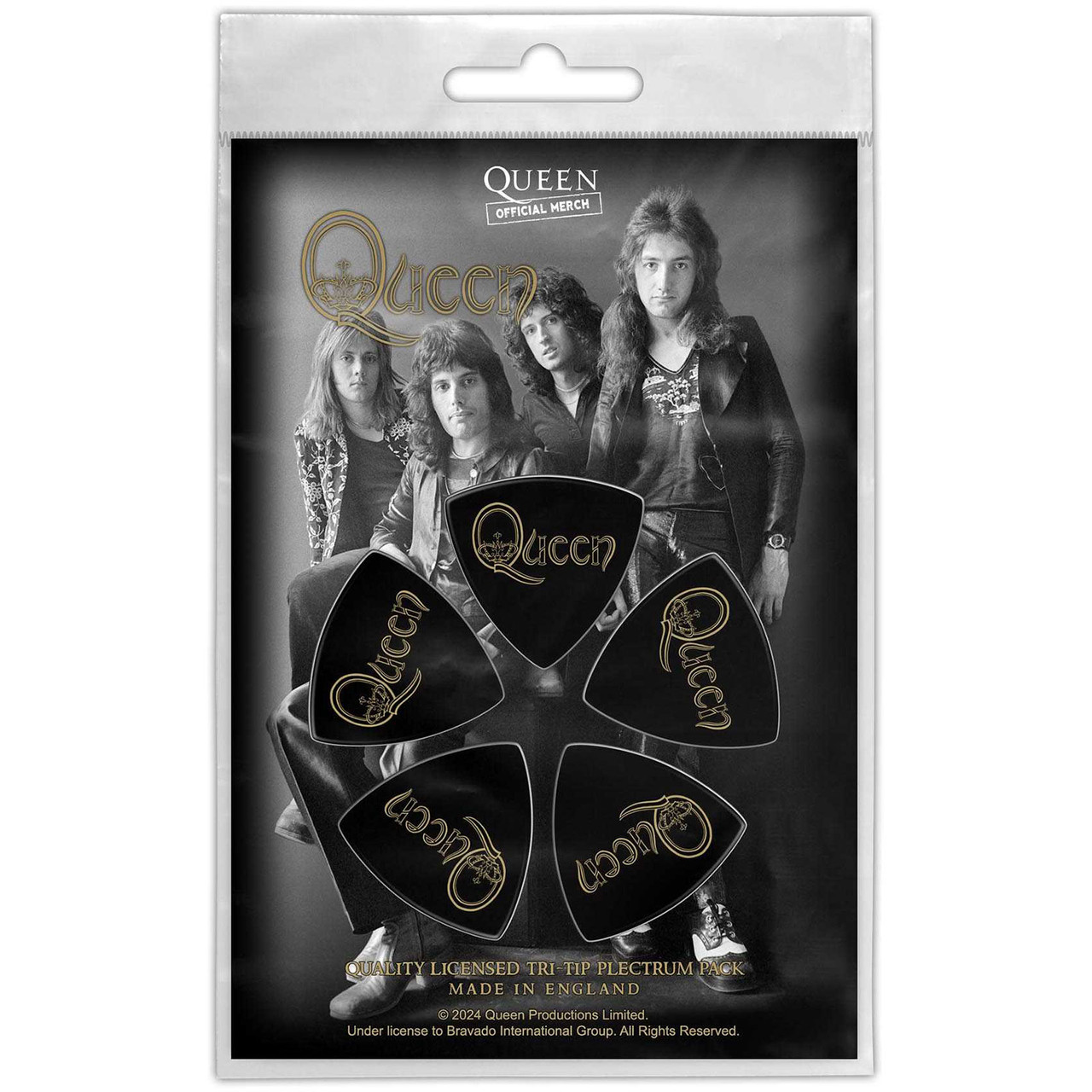 Queen 'Logo' Tri-Tip Plectrum Pack